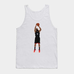 James Harden in Black Hou Rockets Uni Tank Top